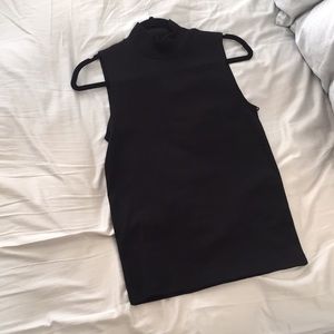 Mock neck tank
